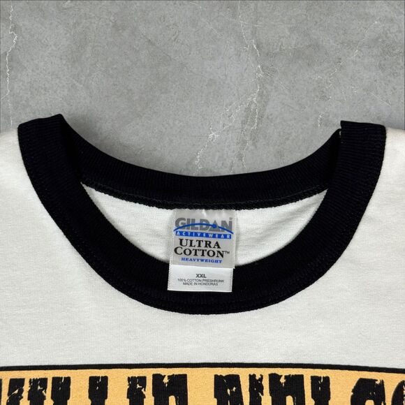 Vintage Y2K Willie Nelson & Friends "Live and Kickin" USA Tour Ringer Tee - 2XL - Picture 5 of 7